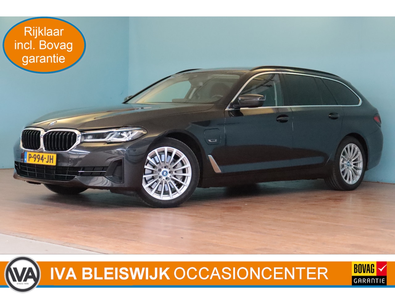 BMW 5-serie Touring - 520e Business Edition Plus | NAVI | PDC V+A | LEER | ELEKTR STOEL+KLEP | TREKHAAK INKL | - AutoWereld.nl