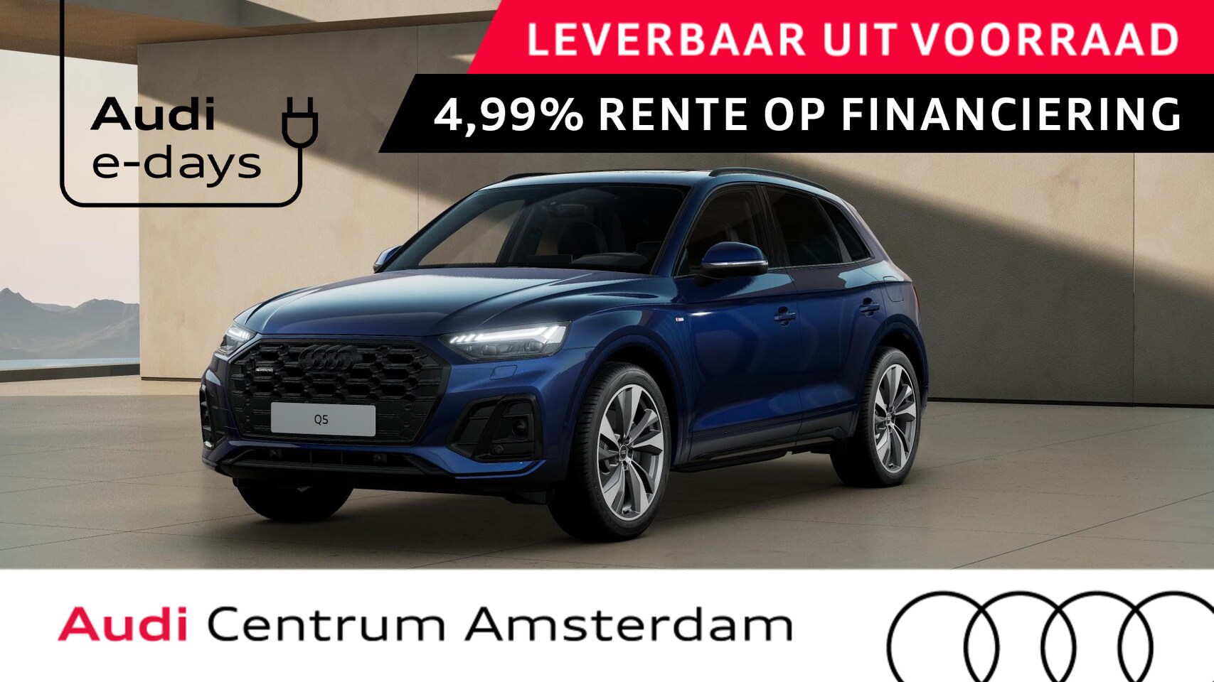 Audi Q5 - S edition Competition 50 TFSI e 220 kW / 299 PK SU adaptive air suspension, panoramadak, a - AutoWereld.nl
