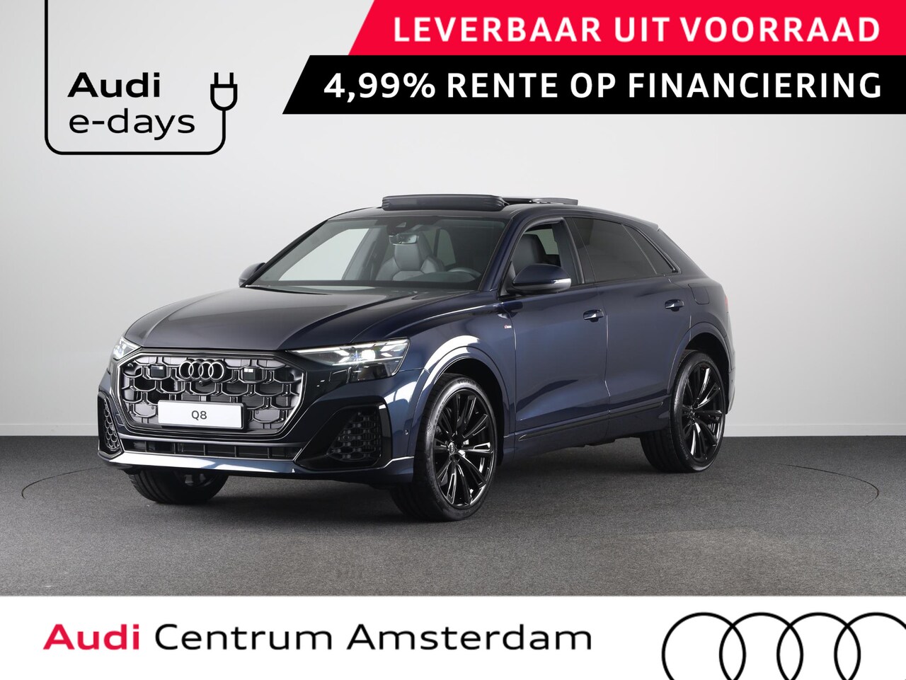 Audi Q8 - 55 TFSI e quattro Pro Line S Panoramadak, HD matrix licht + laser, B&O soundsysteem, Assis - AutoWereld.nl