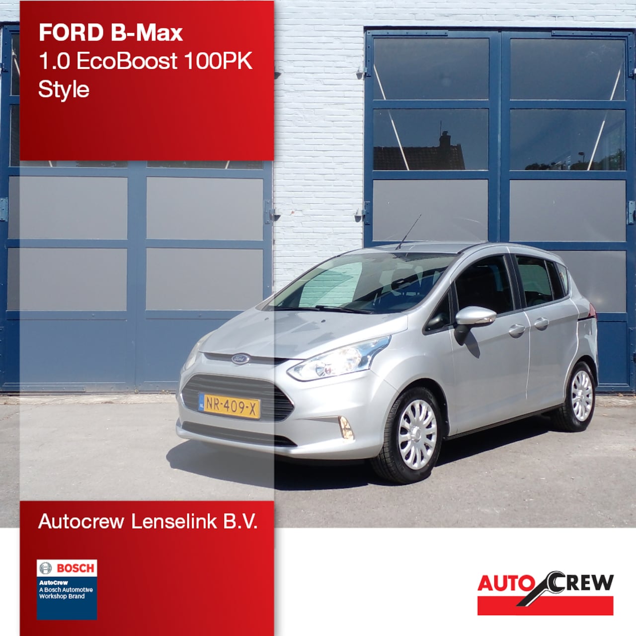 Ford B-Max - 1.0 EcoBoost 100PK Style | Origineel NL | - AutoWereld.nl
