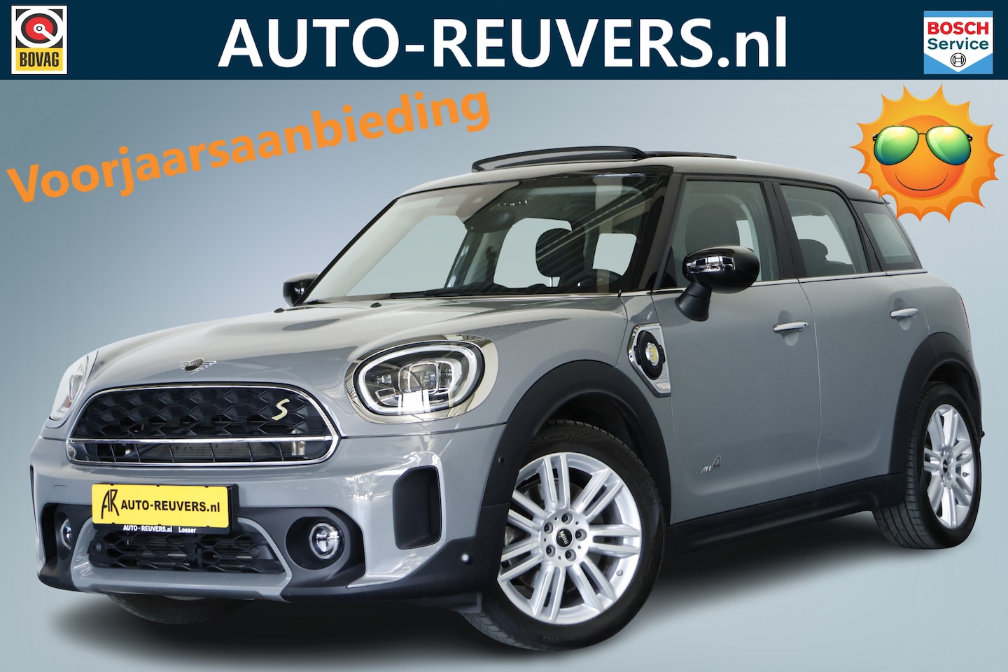 MINI Countryman - Mini 2.0 Cooper S E ALL4 Classic / Opendak / Leder / Navi / LED / CarPlay - AutoWereld.nl
