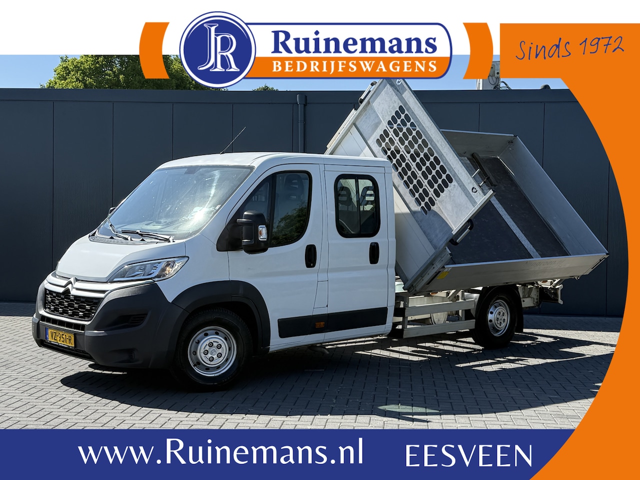 Citroën Jumper - 35 2.2 HDI 150 PK PICK UP / 3 ZIJDIGE KIPPER / L4 MAXI / DUBBEL CABINE 7-PERS / AIRCO / 3 - AutoWereld.nl