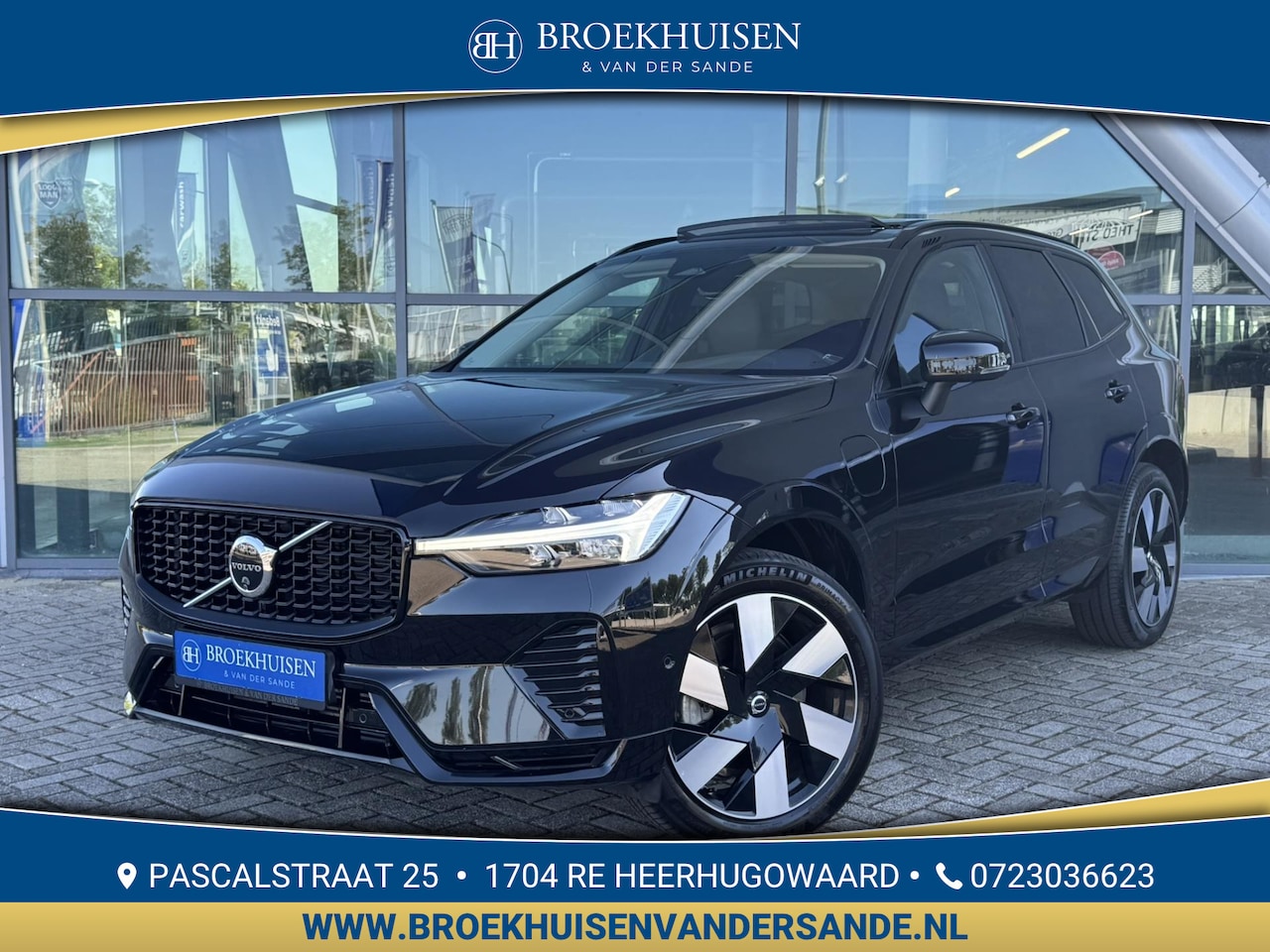 Volvo XC60 - 2.0 T8 Plug-in hybrid AWD Plus Dark 455pk Long Range Panoramadak / 360 Camera / Harmon Kar - AutoWereld.nl