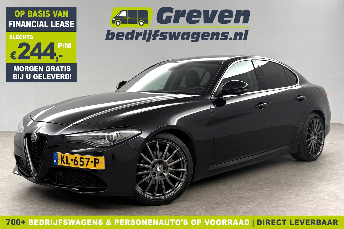 Alfa Romeo Giulia - 2.2 Eco Business Super 180PK LED Camera Cruise Clima Navigatie Leder 19"LMV - AutoWereld.nl