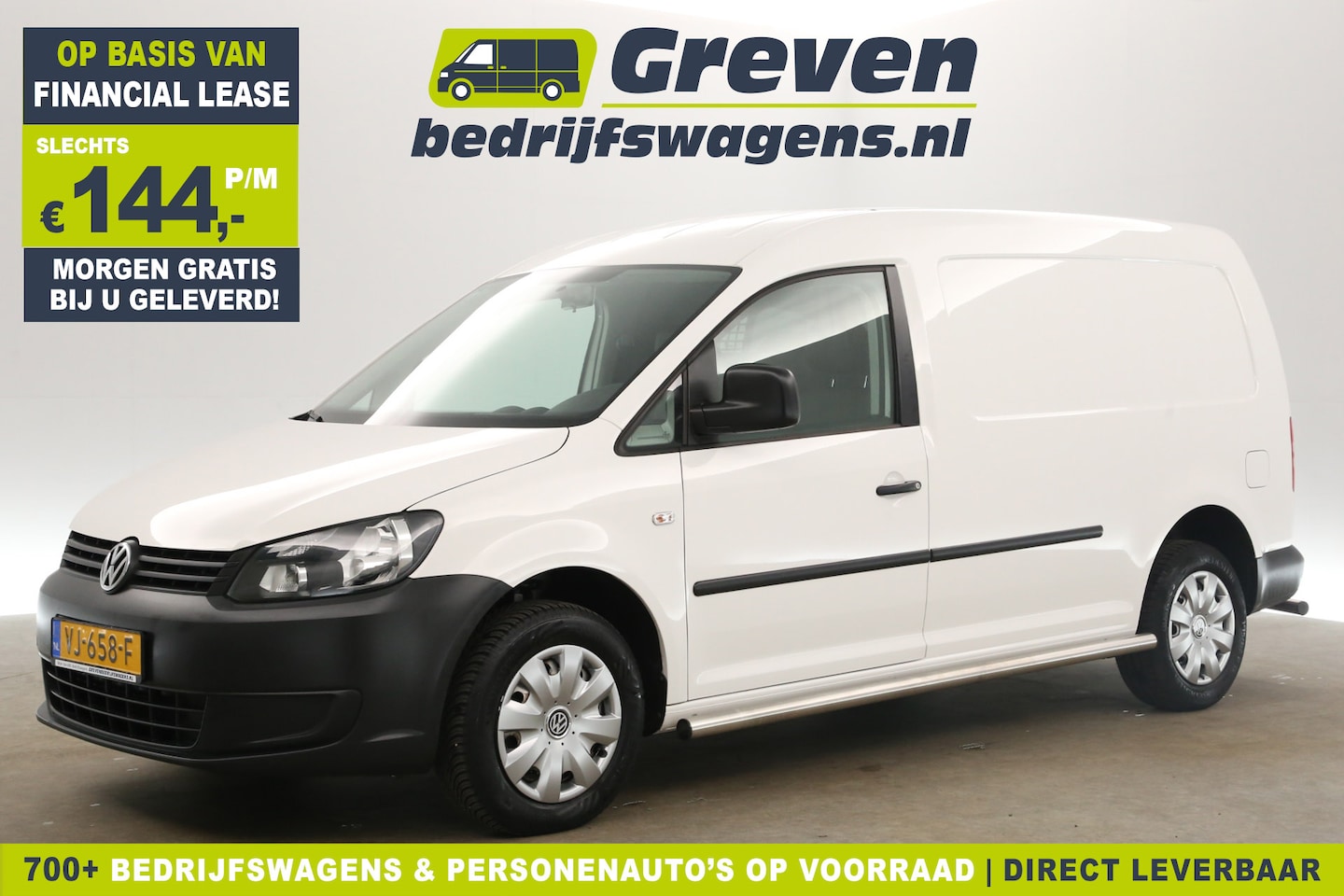 Volkswagen Caddy Maxi - 1.6 TDI L2H1 Airco Bluetooth Parkeersensoren Elektrpakket Schuifdeur - AutoWereld.nl