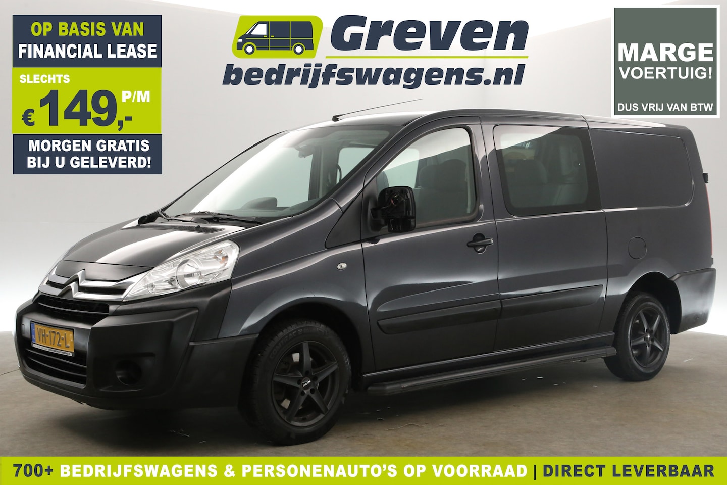 Citroën Jumpy - 12 2.0 HDI L2H1 | MARGE! | Dubbele Cabine | 5 Persoons | Airco Cruise PDC 16"LMV Trekhaak - AutoWereld.nl