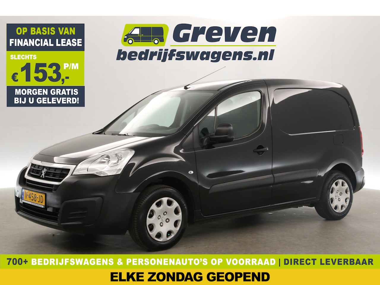Peugeot Partner - 120 1.6 BlueHDi L1H1 Airco Cruise Bluetooth Elektrpakket Schuifdeur - AutoWereld.nl