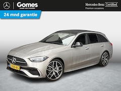 Mercedes-Benz C-klasse Estate - 200 | Panoramadak | AMG Night | Zwart leer | Trekhaak | 360° Camera | Head-Up Display | El