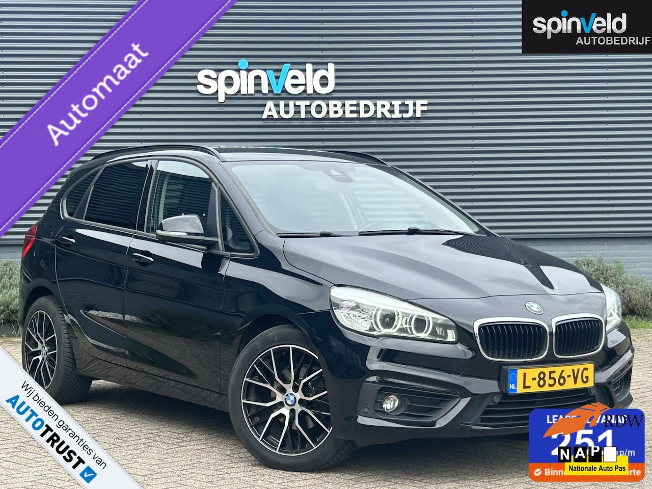 BMW 2-serie Active Tourer - 218i Executive BJ '17 AIRCO AUTOMAAT - AutoWereld.nl