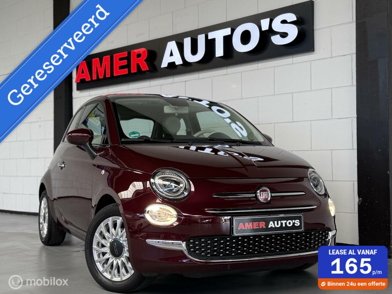 Fiat 500 - 1.2 Young 1e eigenaar/BOM vol opties/Unieke kleur!! - AutoWereld.nl