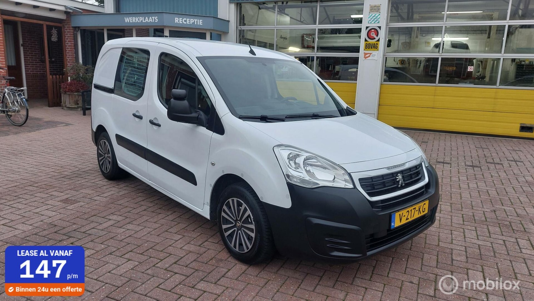 Peugeot Partner - bestel 120 1.6 BlueHDi 100 L1 Premium Marge auto !! ex kadaster - AutoWereld.nl