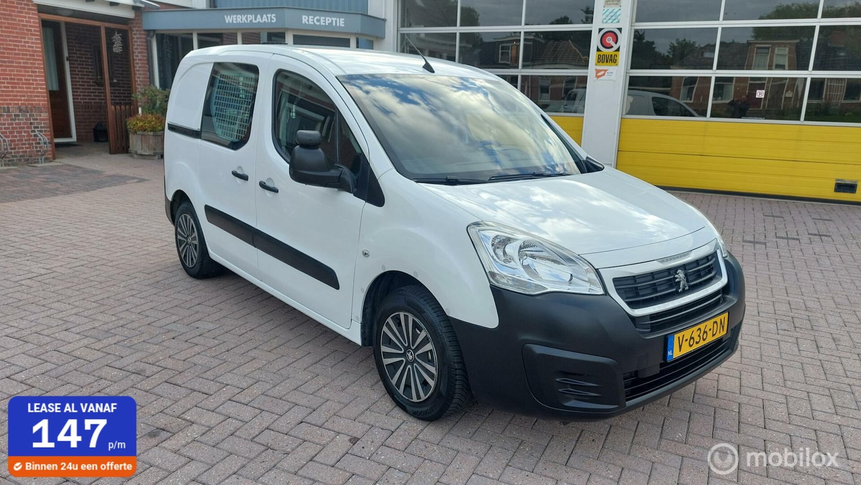 Peugeot Partner - bestel 120 1.6 BlueHDi 100 L1 Premium Marge auto !! ex kadaster - AutoWereld.nl