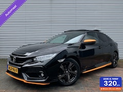 Honda Civic - 1.0 i-VTEC Sport Orange Edition Panodak Camera 20 Vol Opties Eerste Eigenaar Led Adaptief