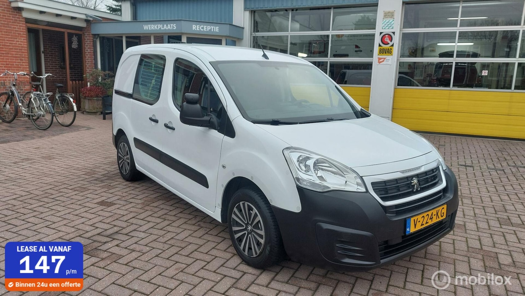 Peugeot Partner - bestel 120 1.6 BlueHDi 100 L1 Premium Marge auto !! ex kadaster - AutoWereld.nl