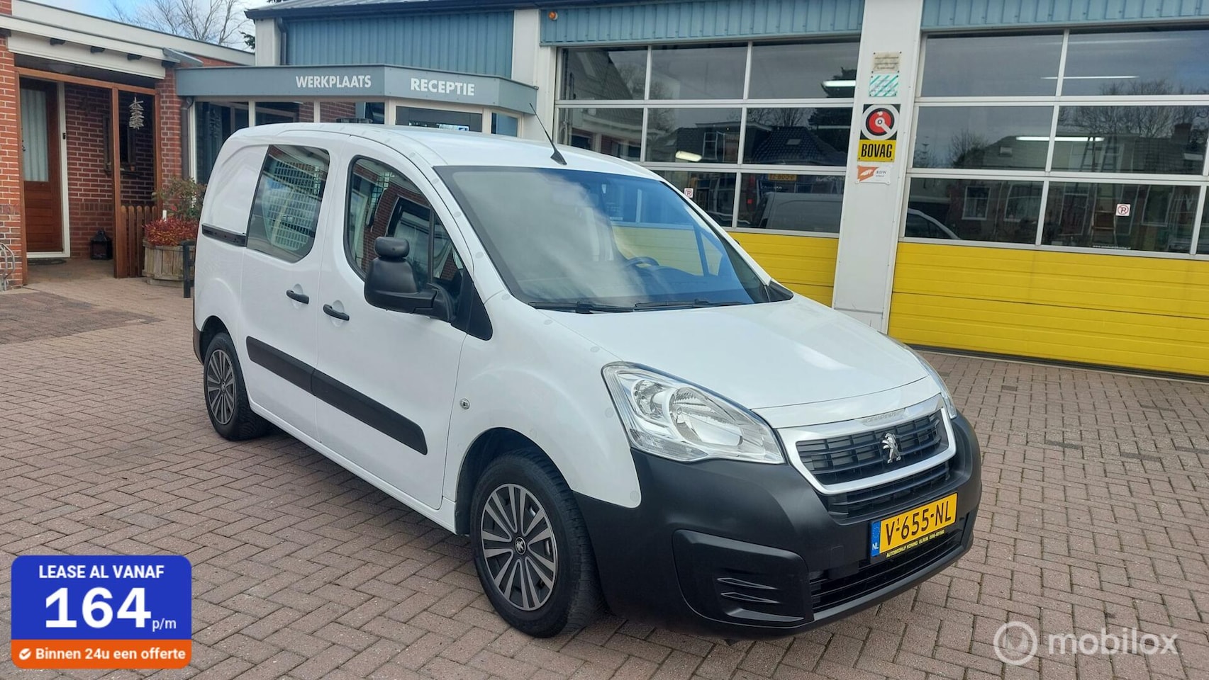 Peugeot Partner - bestel 120 1.6 BlueHDi 100 L1 Premium Marge auto !! Ex kadaster - AutoWereld.nl