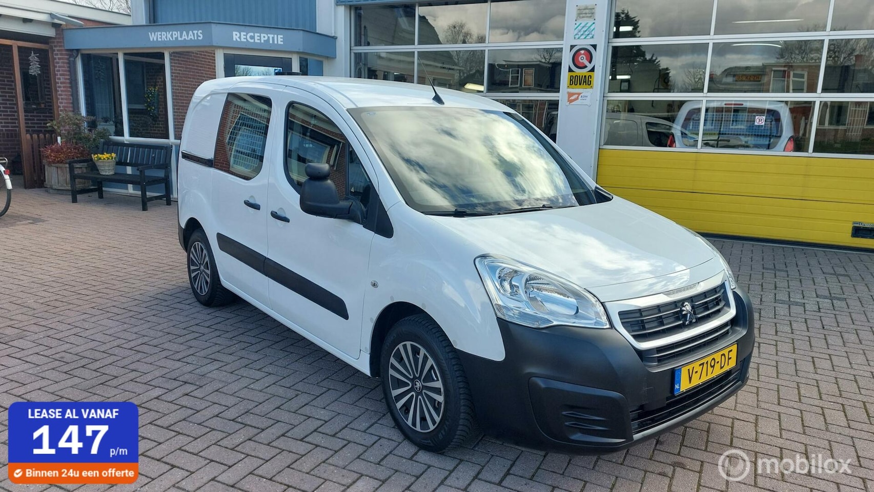 Peugeot Partner - bestel 120 1.6 BlueHDi 100 L1 Premium Marge auto !! Ex kadaster - AutoWereld.nl