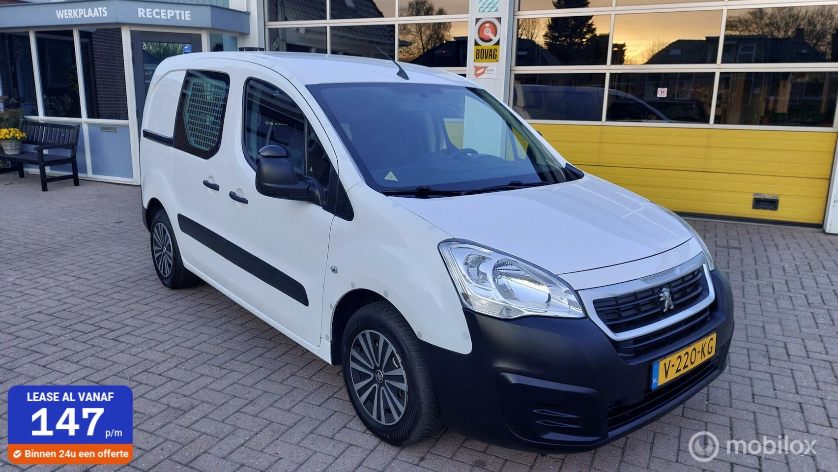 Peugeot Partner - bestel 120 1.6 BlueHDi 100 L1 Premium Marge auto !! Ex kadaster - AutoWereld.nl
