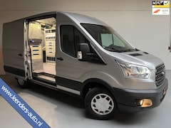 Ford Transit - Servicewagen 350 2.0 TDCI euro6 L2H2 Trend 3Persoons Sortimo inrichting Airco Camera Grijs