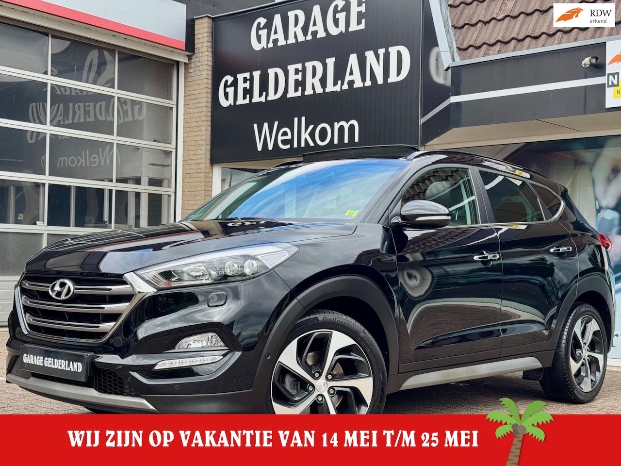 Hyundai Tucson - 1.6 177PK Premium | Pano | Volleder | Navi | Camera | Xenon | Apple/Android | Cruise | Cli - AutoWereld.nl