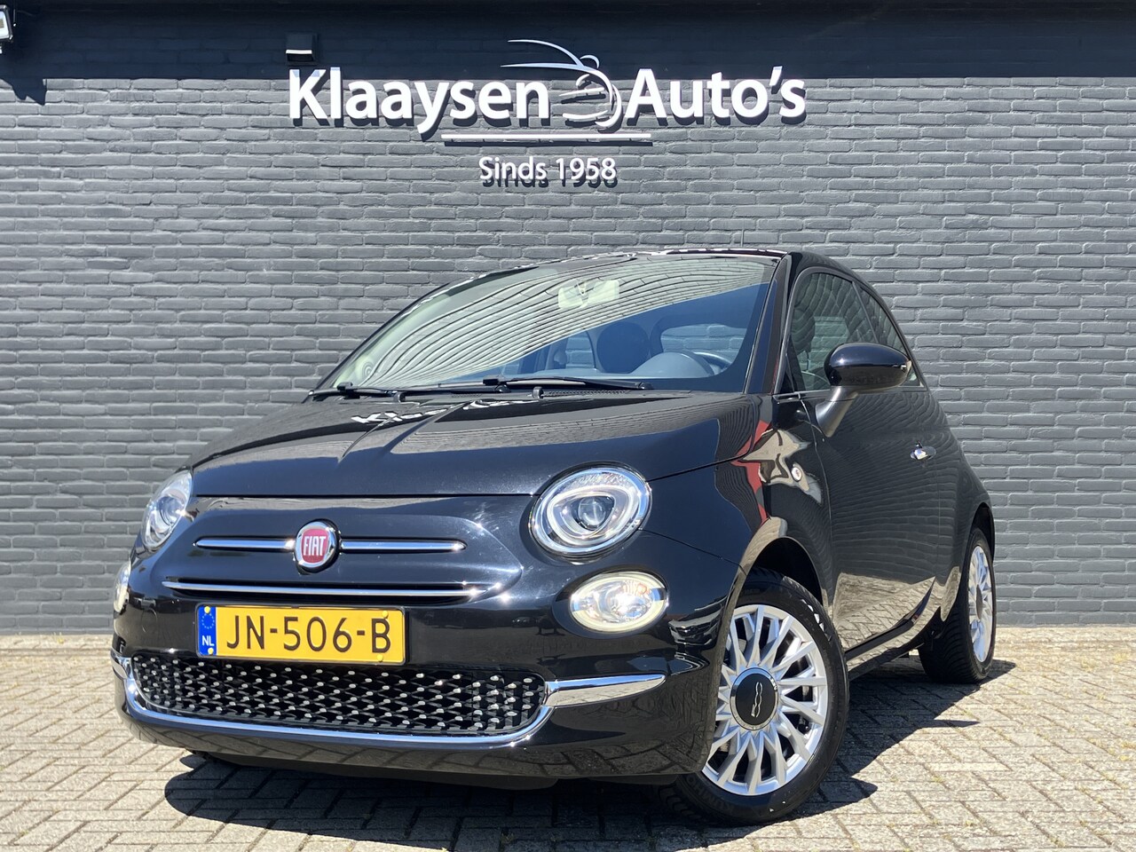 Fiat 500 - 0.9 TwinAir Turbo 80 pk Lounge | panoramadak | navigatie | bluetooth | airco | dab audio | - AutoWereld.nl