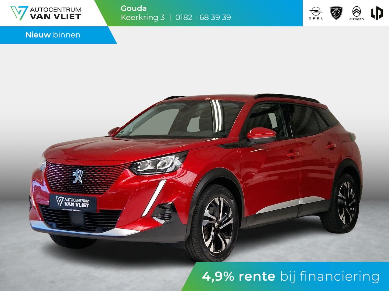 Peugeot e-2008 - EV Allure Pack 50 kWh 11kW 3-Fase | Achteruitrijcamera | Climate Control | Parkeersensoren - AutoWereld.nl
