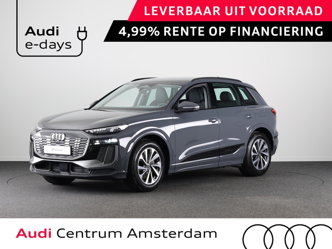 Audi Q6 e-tron - Advanced edition perf 225kW/306pk 100Kwh Ha Tech Plus pakket, sportstoelen met leder, bump - AutoWereld.nl