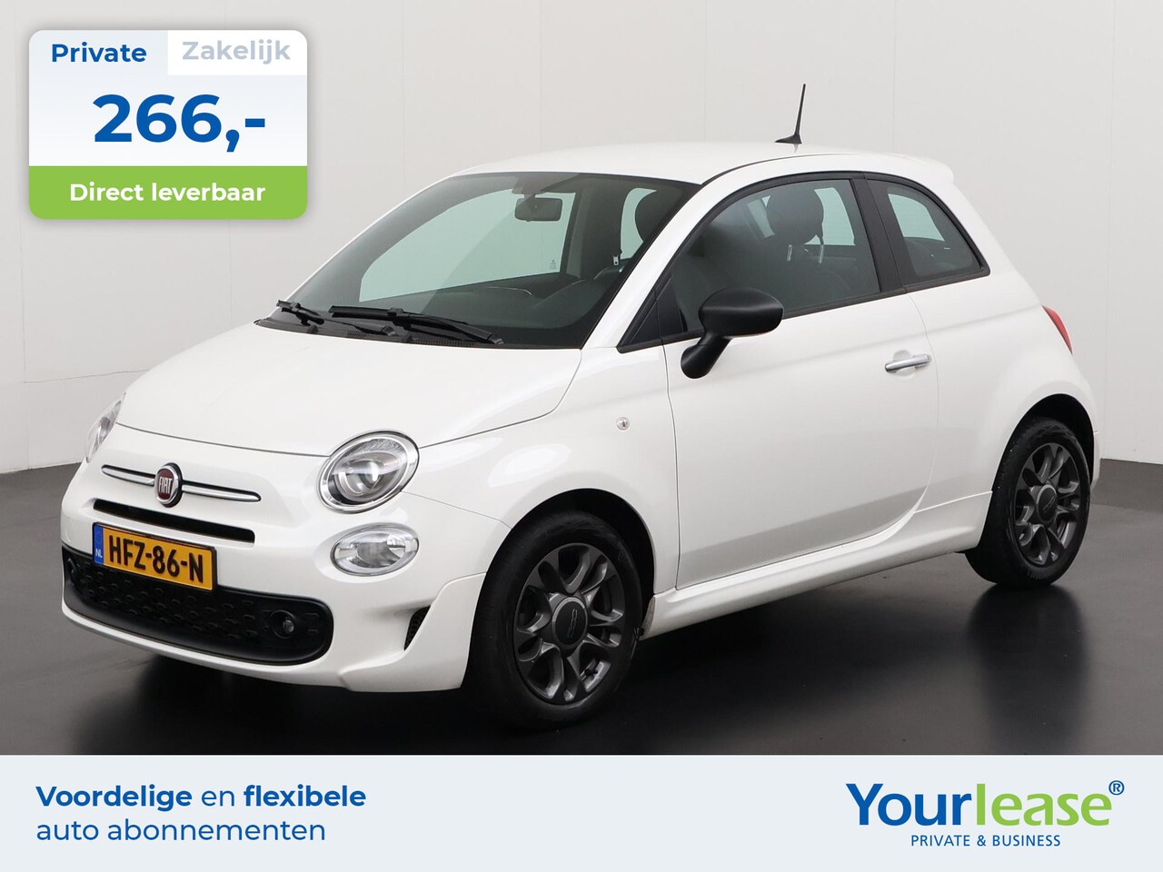 Fiat 500 - 1.0 Hybrid Connect | All-in 266,- Private Lease | Zondag Open! - AutoWereld.nl