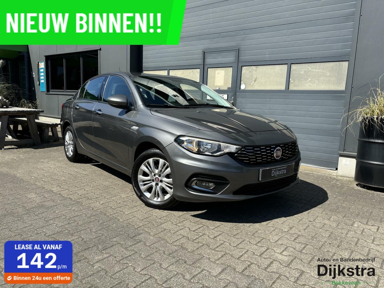 Fiat Tipo - 1.4 16V 105 PK Lounge Airco/ Cruise Control/ Afneembare trekhaak! - AutoWereld.nl