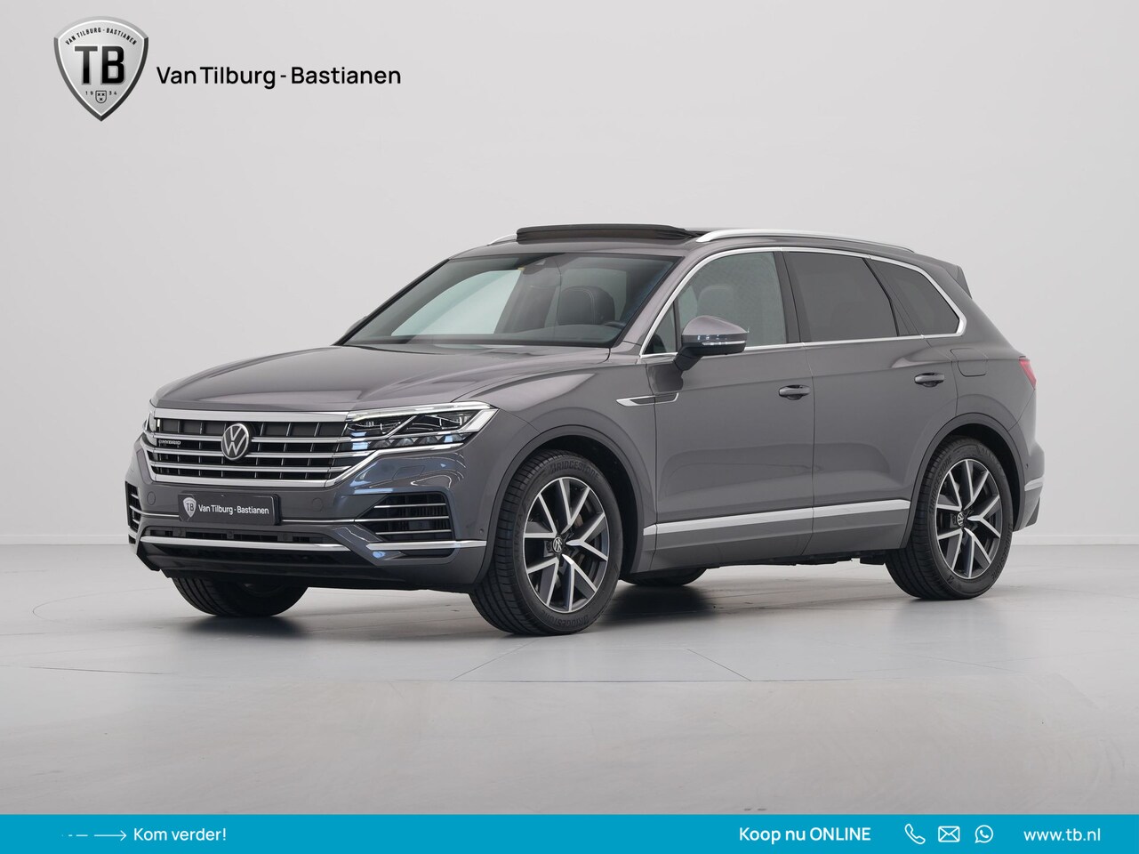 Volkswagen Touareg - 3.0 TSi eHybrid 4MOTION Elegance Panorama Luchtvering Camera Leder - AutoWereld.nl