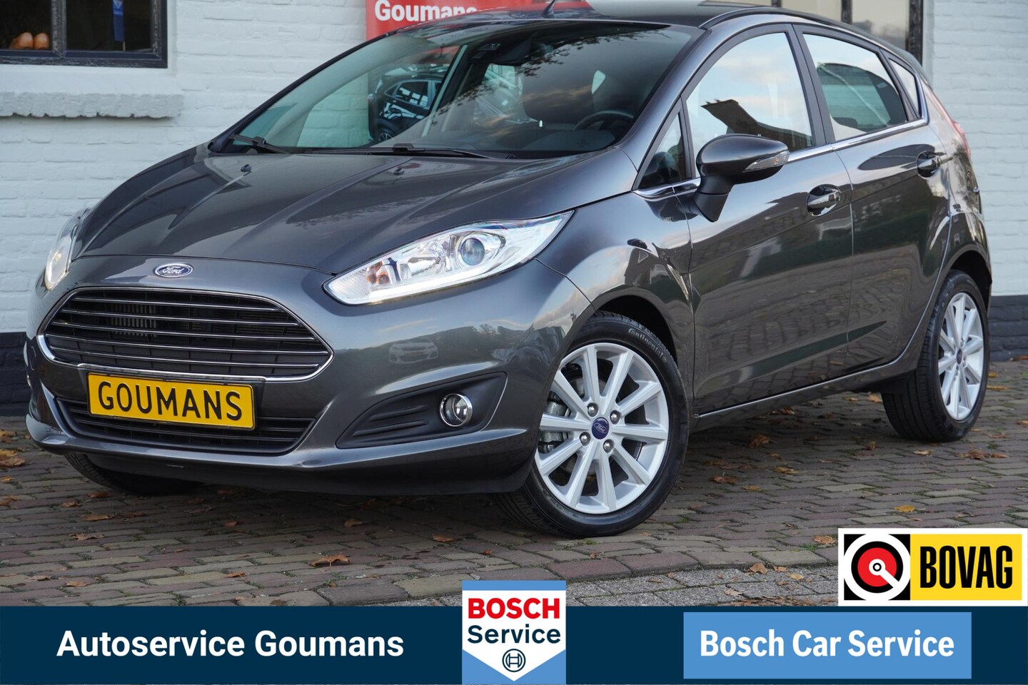 Ford Fiesta - 1.0 EcoBoost Titanium ✅Clima✅Cruise✅Navi✅Rijklaar - AutoWereld.nl