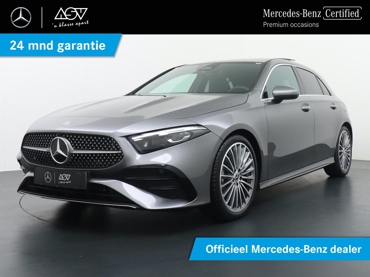 Mercedes-Benz A-klasse - 180 Star Edition AMG Line | Panorama - Schuifdak | Multibeam Led | Sfeerverlichting | Voor - AutoWereld.nl