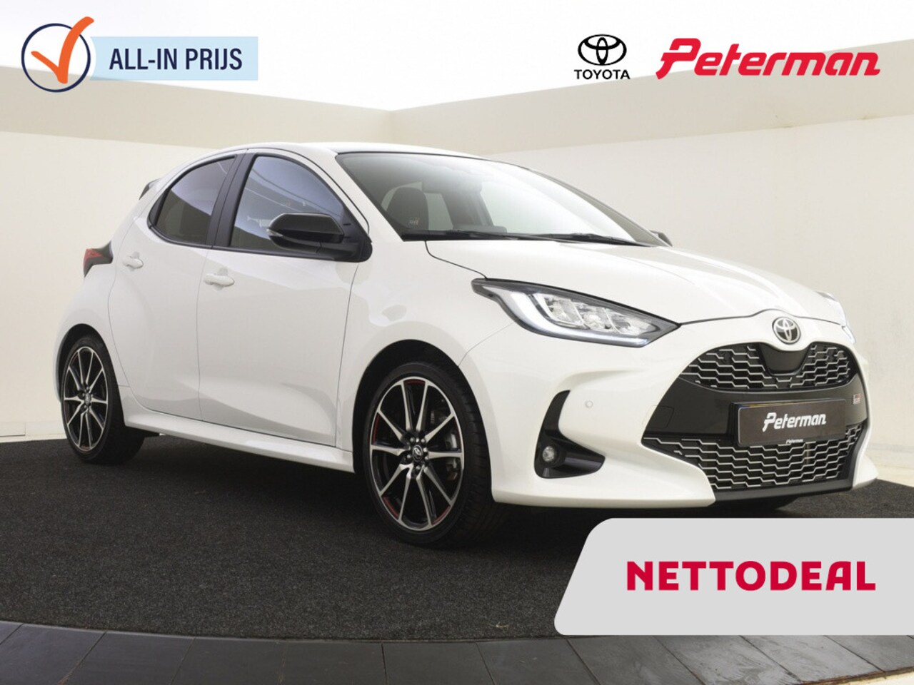 Toyota Yaris - Netto Deal * 1.5 Hyb. GR Sport Panoramadak | PDC V+A | JBL | BLS | Stoelverwa - AutoWereld.nl