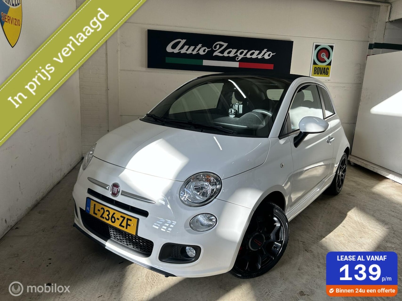 Fiat 500 C - 0.9 TwinAir Turbo Sport 0.9 TwinAir Turbo Sport 105pk - AutoWereld.nl