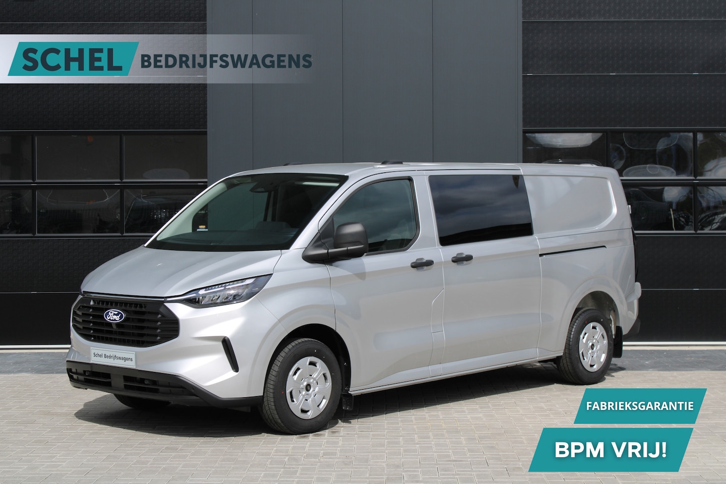 Ford Transit Custom - 320 2.0 TDCI L2H1 Trend DC 150 pk - LED Koplampen - 5 Zits - 2x Schuifdeur - Stoelverwarmi - AutoWereld.nl