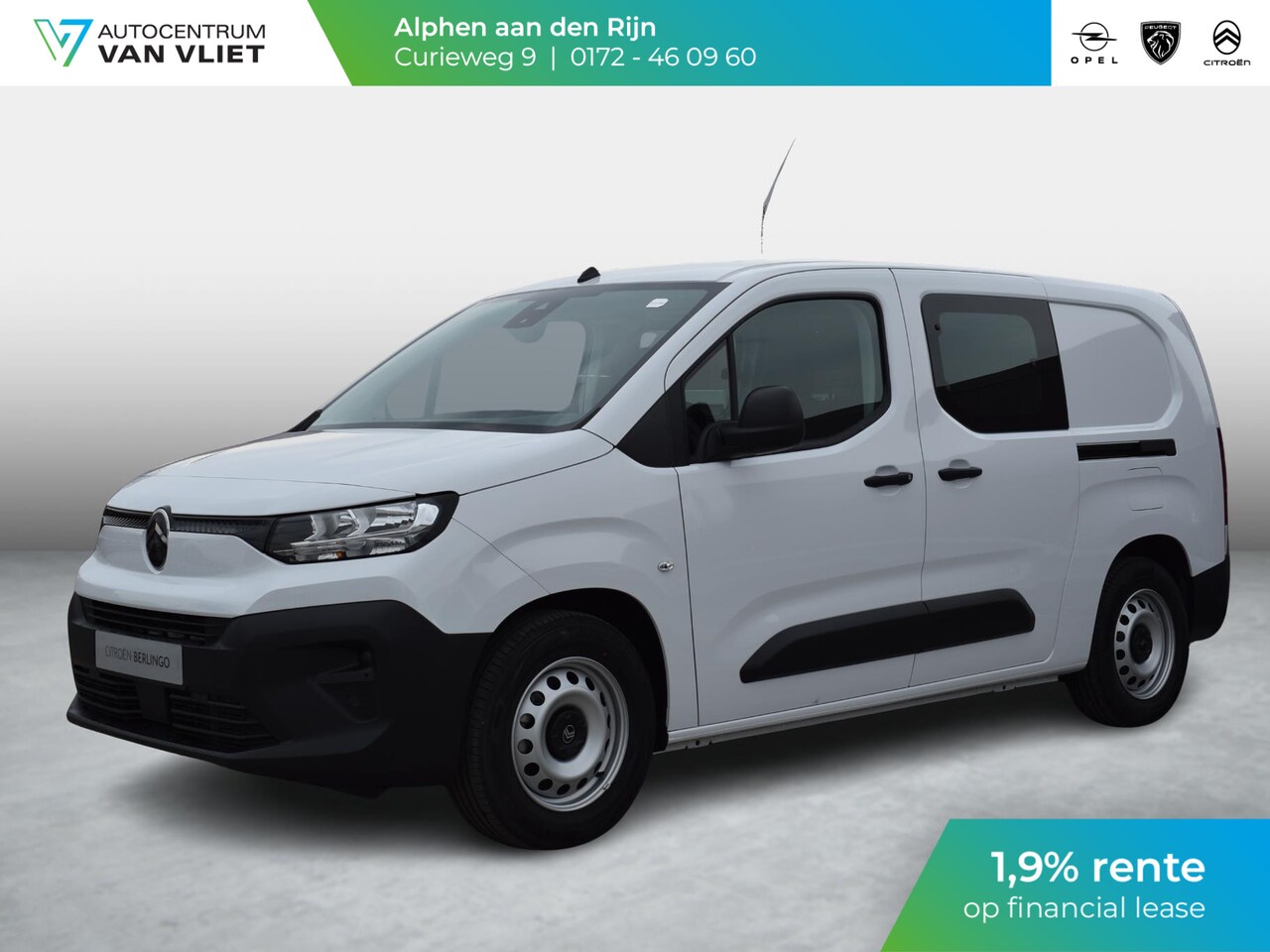 Citroën ë-Berlingo - 136 Flex Crewcab L2 50 kWh | 1,9% rente | 5 PERSOONS | GRIJS KENTEKEN | CARPLAY | NAVIGATI - AutoWereld.nl