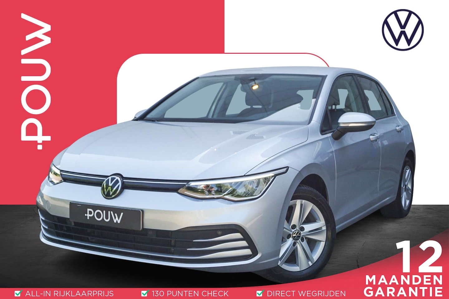 Volkswagen Golf - 1.0 TSI 110pk Life | Navigatie | Apple Carplay & Android Auto | Parkeersensoren - AutoWereld.nl