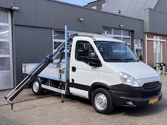 Iveco Daily - 35S14G 345 136pk BTW vrij CNG Aardgas ( natural Gas ) benzine Pick-up Met Laadkraan Amco V