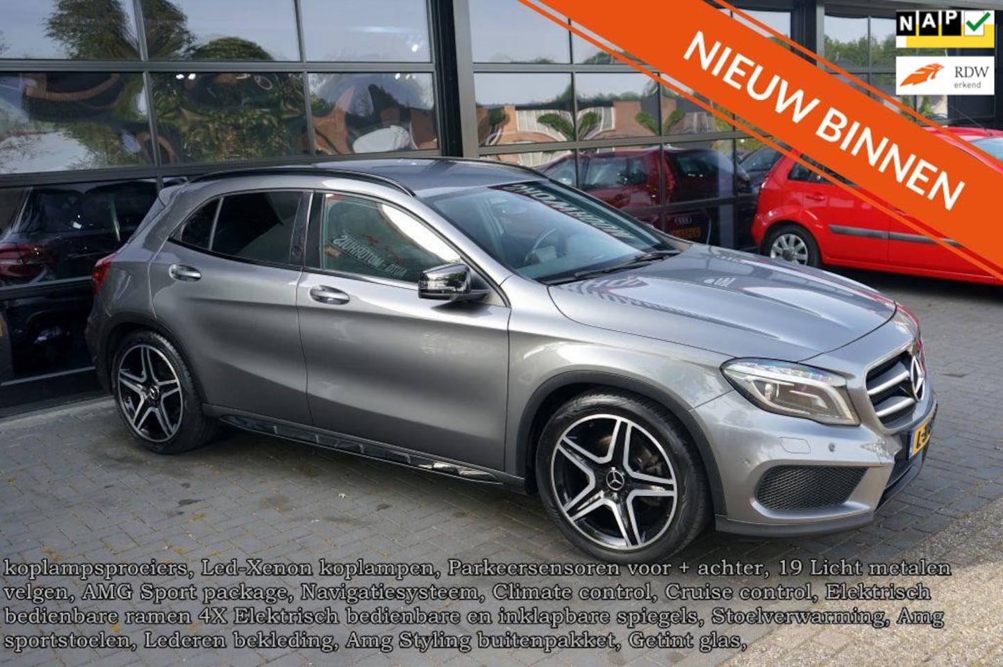 Mercedes-Benz GLA-Klasse - 250 Edition 1 250 Edition 1, Led, Xenon, amg-pakket, Leder, Clima, CC, PDC - AutoWereld.nl