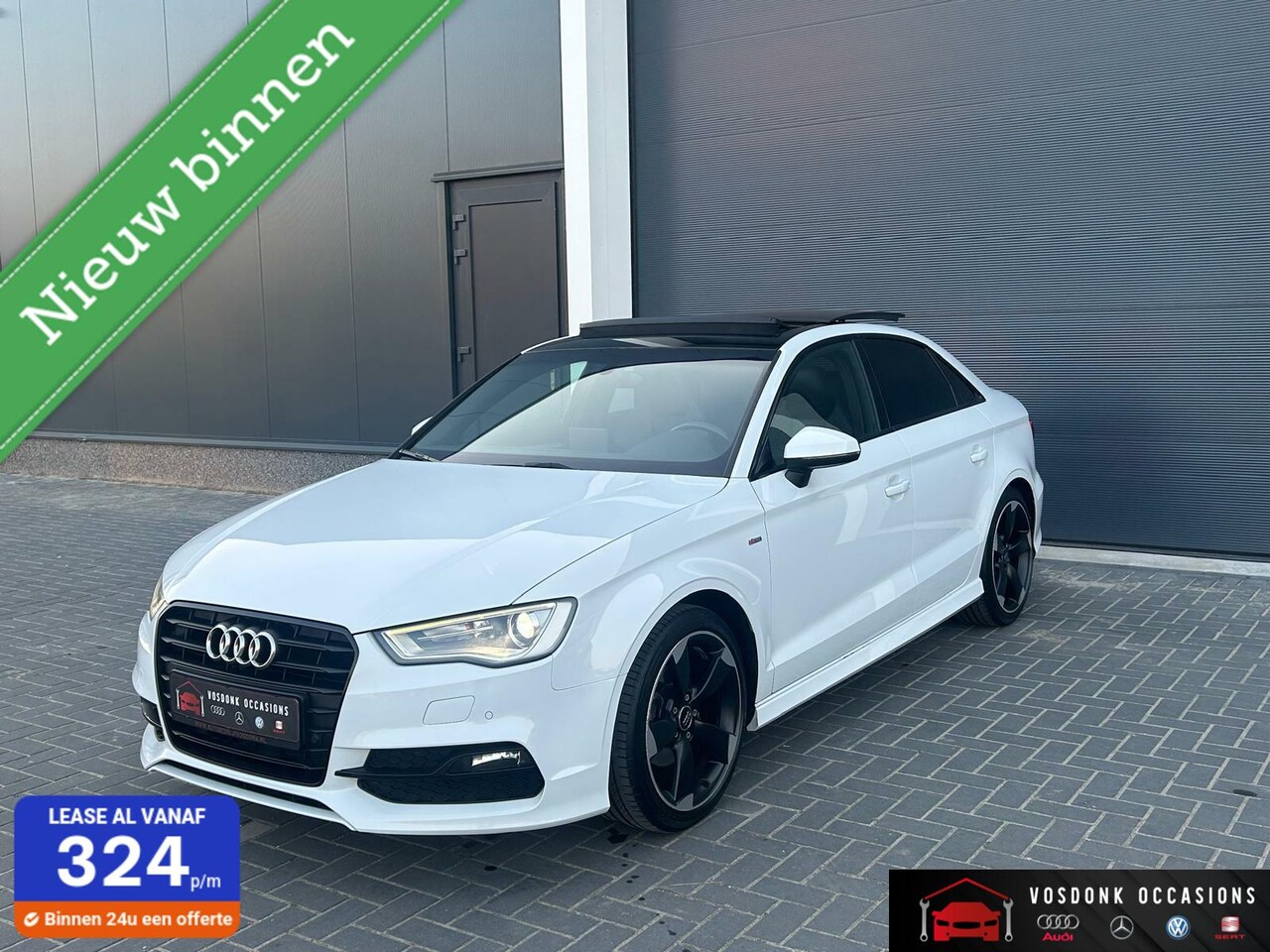 Audi A3 Limousine - 1.4 TFSI S-line/RS-stoelen/pano/keyless/Dodehoek/ Topstaat! - AutoWereld.nl