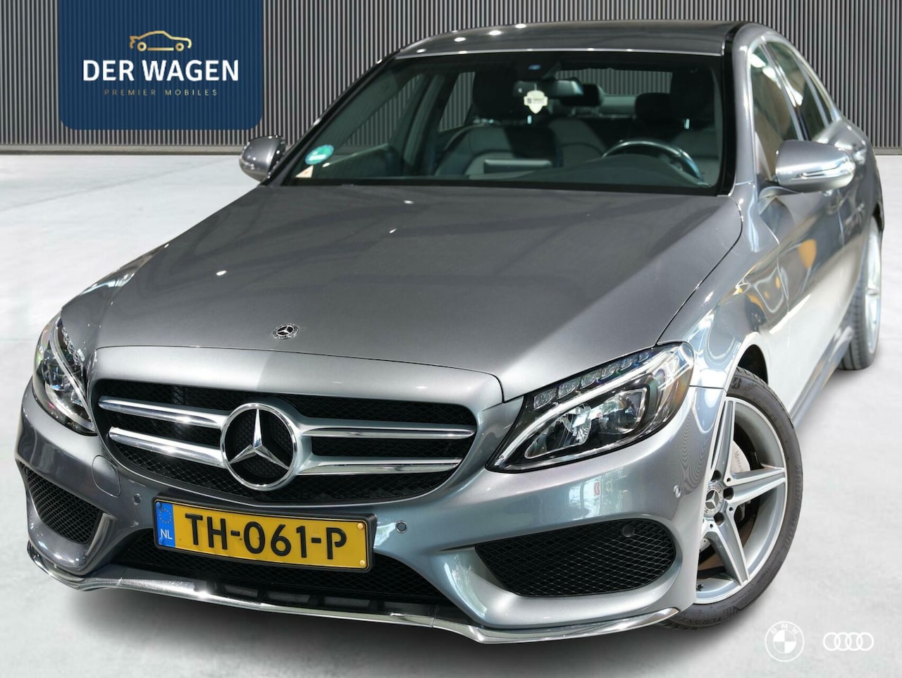 Mercedes-Benz C-klasse - 180 AMG+ BUSINESS / CAMERA / TREKHAAK / ELEKT. STOELEN / LEDER / 18" - AutoWereld.nl