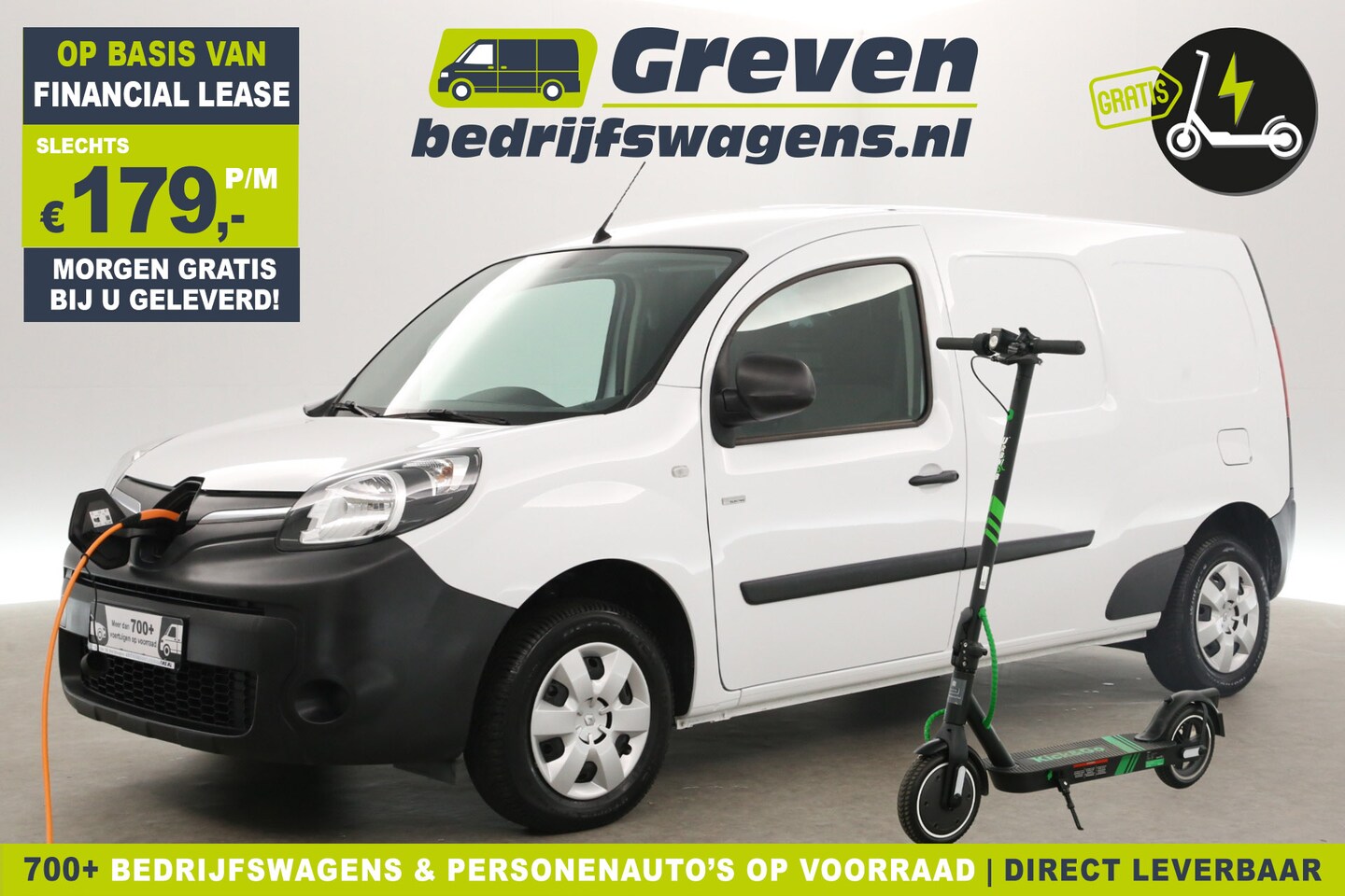Renault Kangoo - Z.E. Maxi L2H1 Huur Accu | GRATIS E-Step! | Elektrisch | EMISSIEVRIJE ZONE | Airco Elektrp - AutoWereld.nl