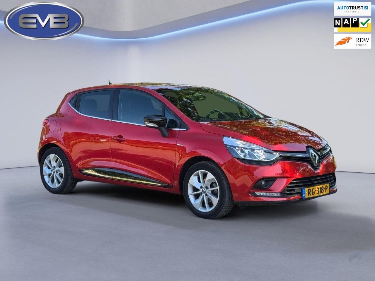 Renault Clio - 0.9 TCe Limited 0.9 TCe Limited, navigatie, cruise control, airco,Nederlandse auto met nationale auto pas - AutoWereld.nl