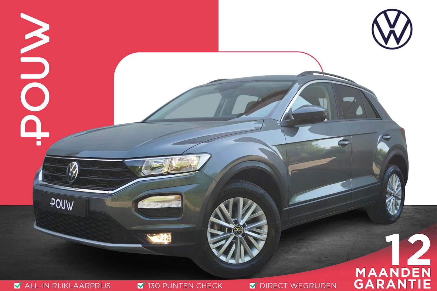 Volkswagen T-Roc - 1.0 TSI 110pk Style | Navigatie | Apple Carplay & Android Auto | Parkeersensoren - AutoWereld.nl