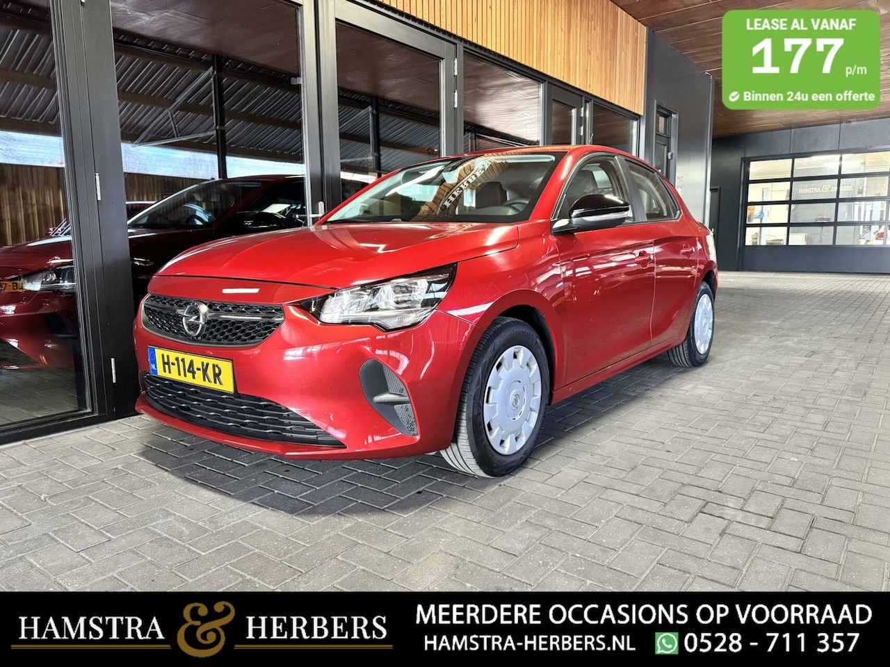 Opel Corsa - 1.2 Edition rood - AutoWereld.nl