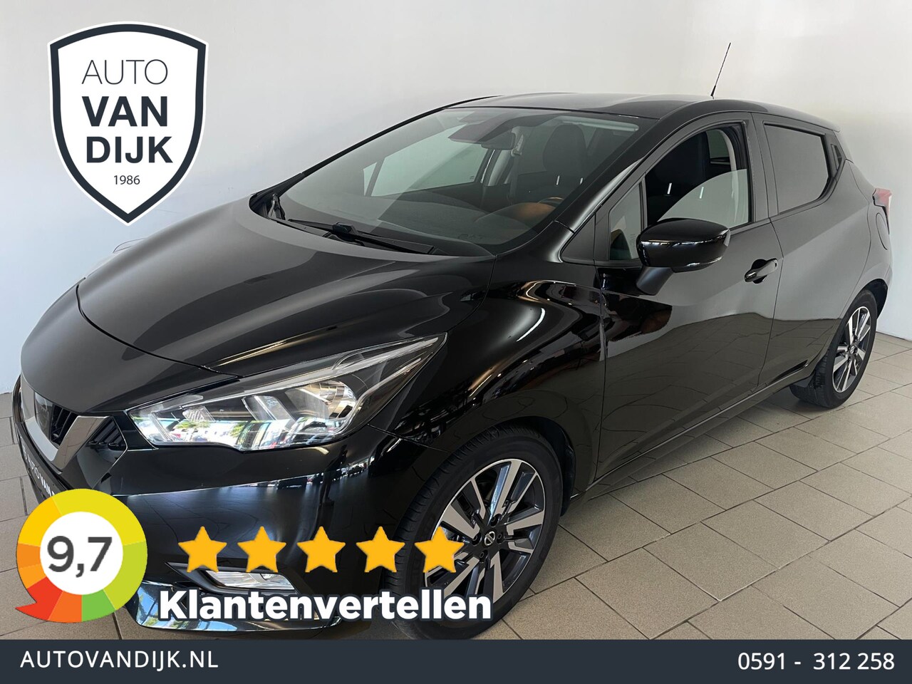 Nissan Micra - 0.9 IG-T N-Connecta AIRCO CLIMA CRUISE PDC 5DRS VELGEN ELEK RAMEN CENT VERG SCHERM ZEER NE - AutoWereld.nl