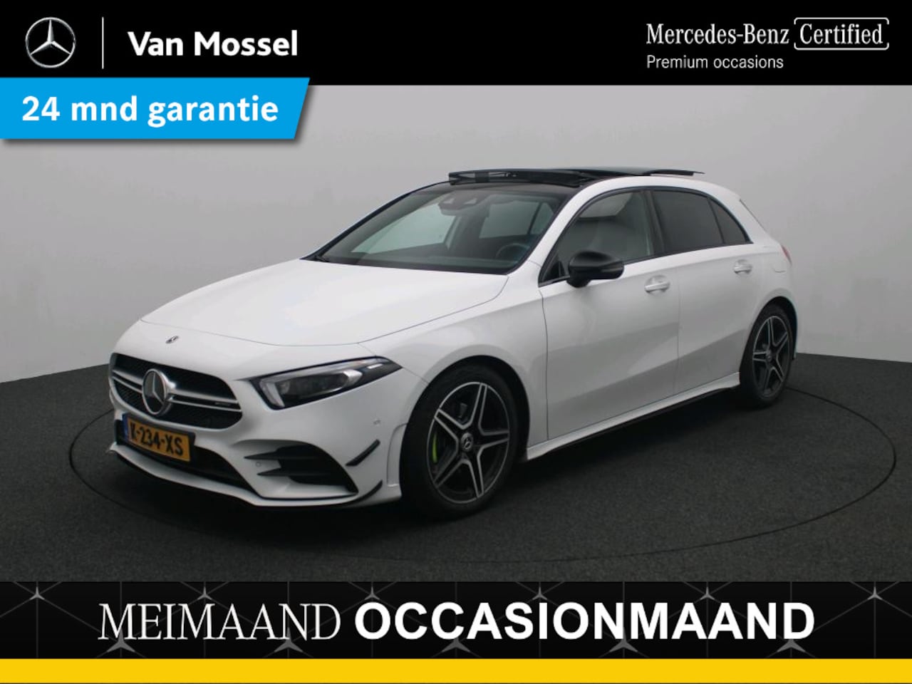 Mercedes-Benz A-klasse - 180 Business Solution AMG / Premium Plus/ Panoramadak/ Memory/ Night - AutoWereld.nl