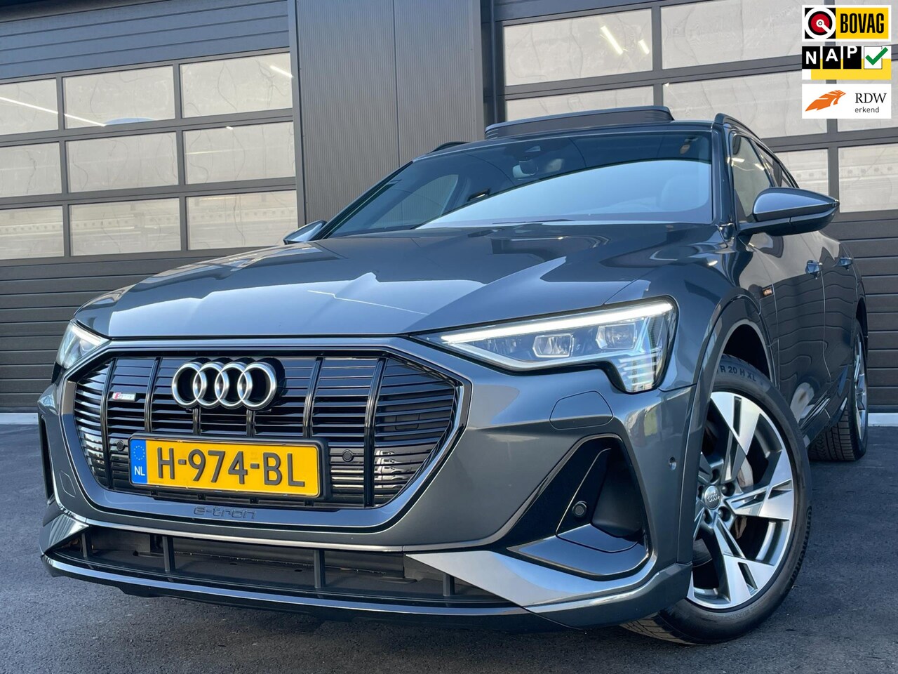 Audi e-tron - 50 Quattro |71 kWh|*BLACK EDITION*|S-LINE|ACC|LEDER|PANO|STOELVERW.|INCL.BTW|1e EIG.|ELEKT - AutoWereld.nl
