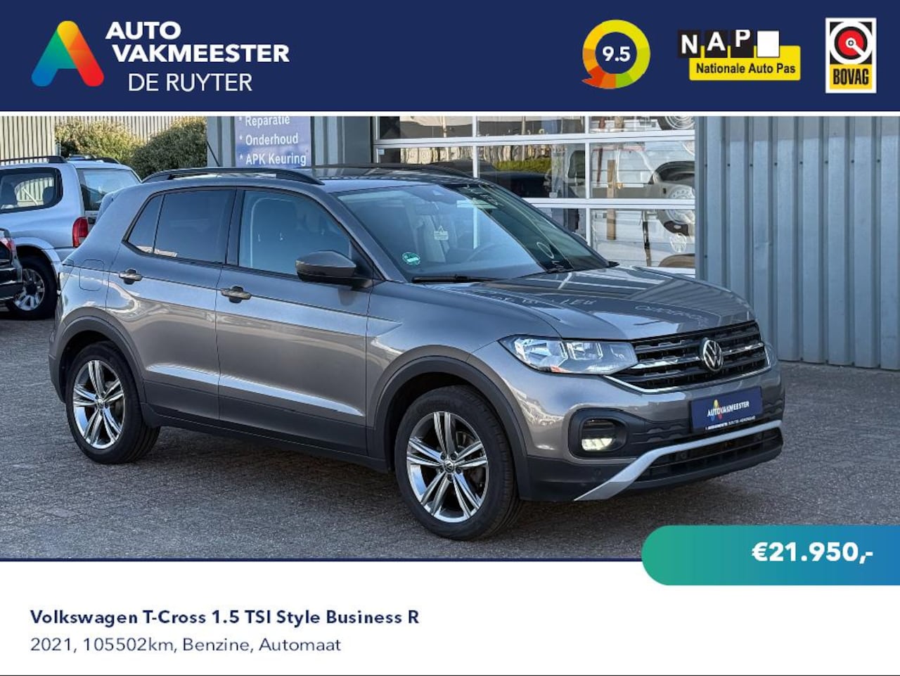 Volkswagen T-Cross - 1.5 TSI Style Business R 1.5 TSI Style Business R - AutoWereld.nl