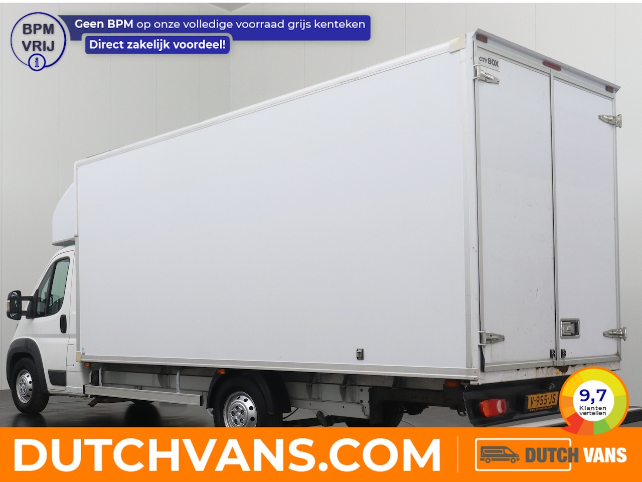 Peugeot Boxer - 2.0BlueHDI 160PK Bakwagen 4,88 Meter Laadlengte | Navigatie | Airco | Bijrijdersbank - AutoWereld.nl
