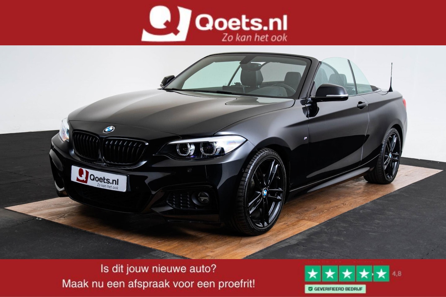 BMW 2-serie Cabrio - 220i High Executive Edition M Sport - Cruise Control - Park Assistant - Stuurwielrand verw - AutoWereld.nl